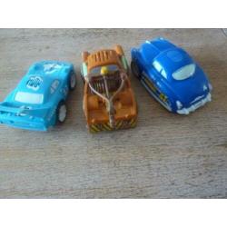 Disney-Pixar Cars, speelauto's hudson, takel en dinocco, gel