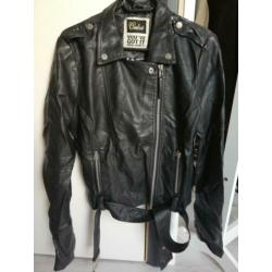 Dames Biker jack 3 euro !! maat L ,nette staat