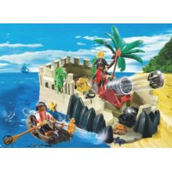 Playmobil superset piraten eiland / vesting met bootje 4007