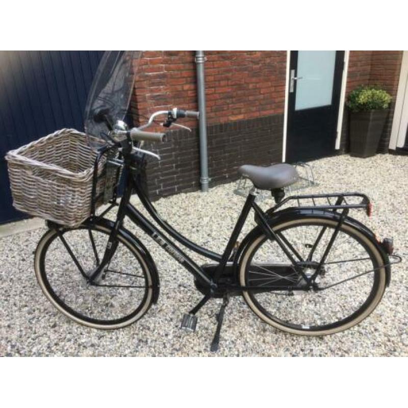 Cortina u4 damesfiets zwart