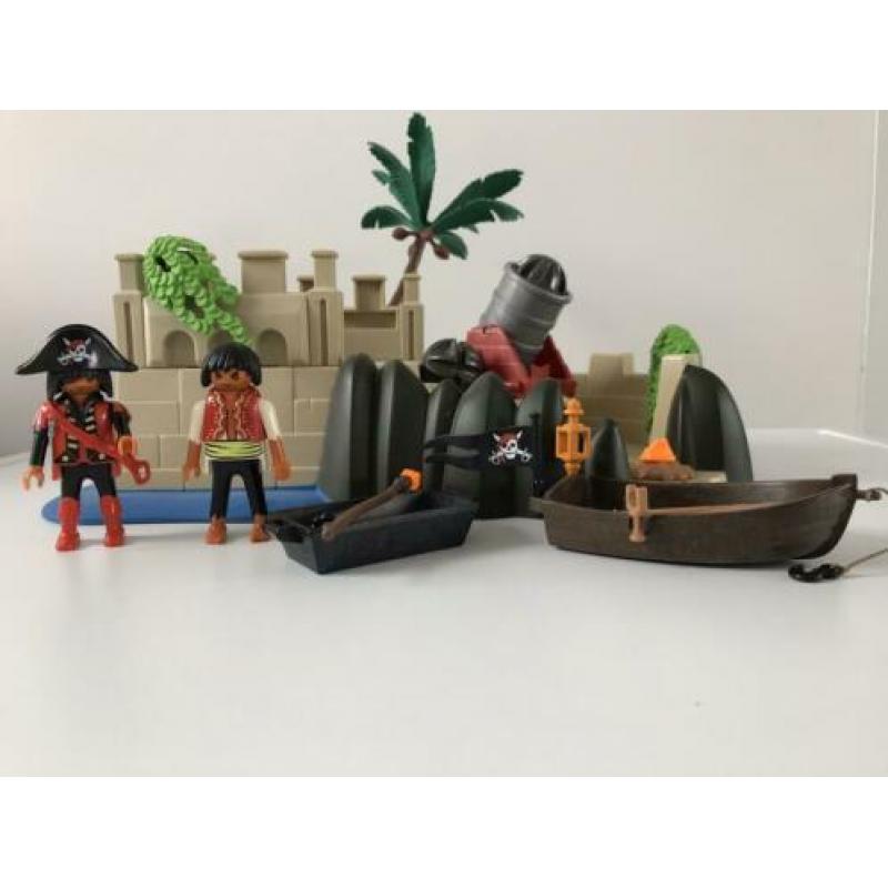 Playmobil superset piraten eiland / vesting met bootje 4007