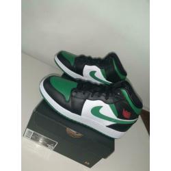 Nike air jordan mids green black size 39