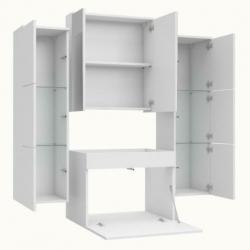 BESTE KOOP! Complete Badkamermeubel MDF Hoogglans + wastafel