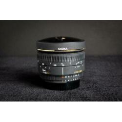 Sigma 8mm f/4 EX DG CIRCULAR FISHEYE Nikon mount TOPSTAAT!