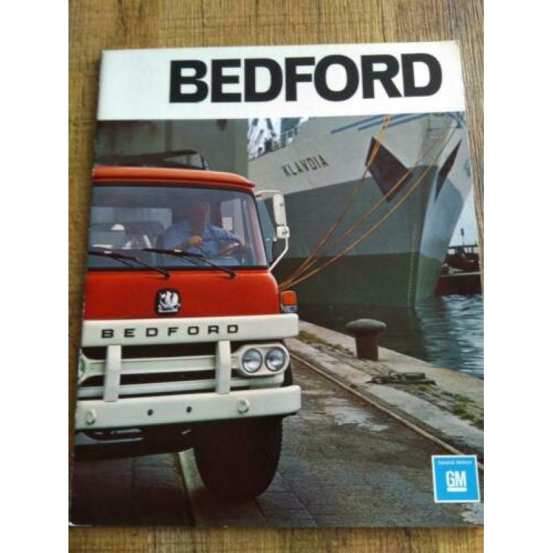 prachtige Bedford truck folder uit 1970