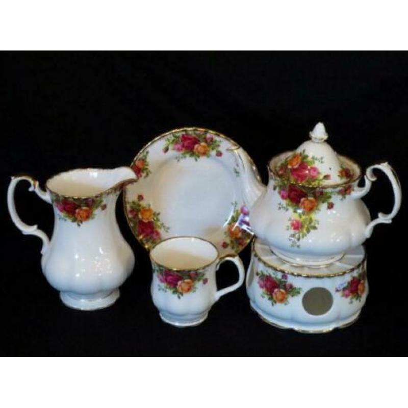 Royal Albert OLD COUNTRY ROSE servies (zie alle foto's!)