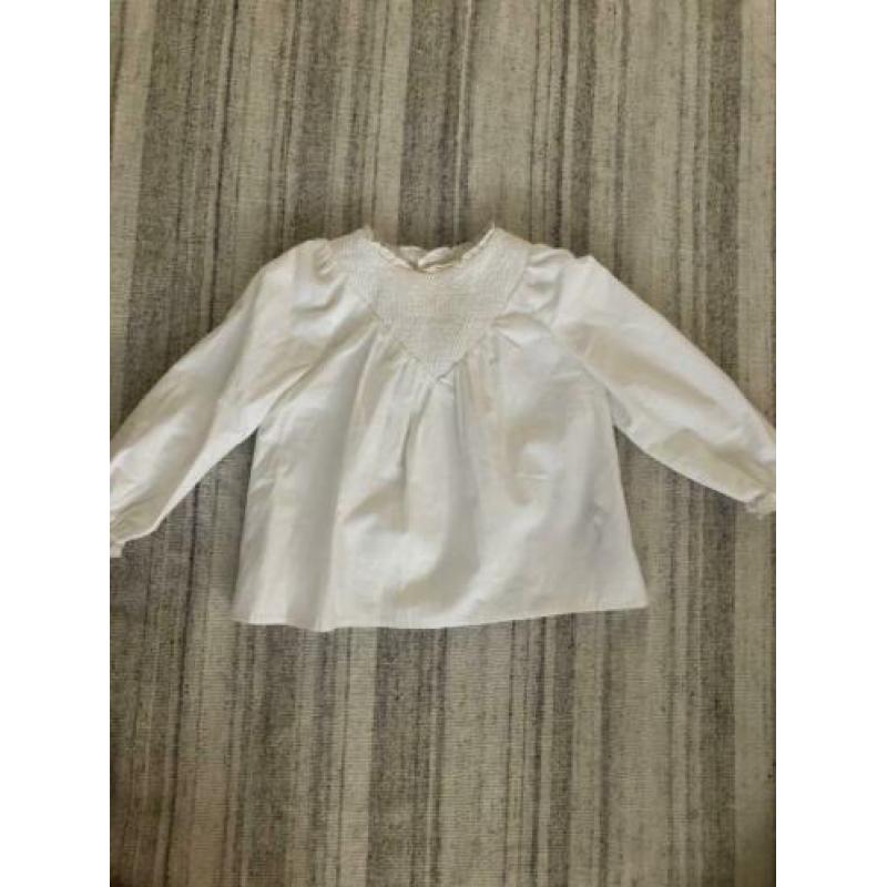 Zara blouse wit maat 92 (nieuw)