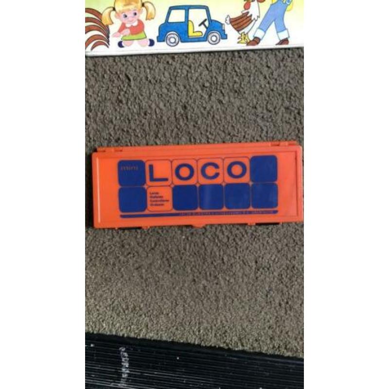 Mini-loco met 5 boekjes (vintage)