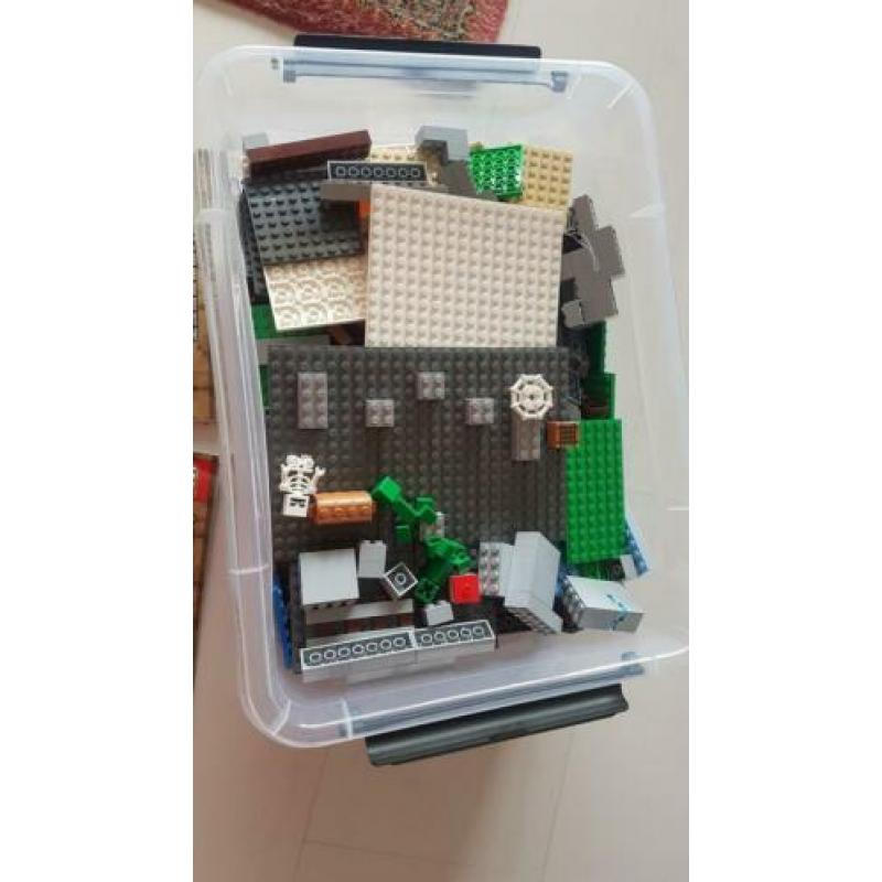 2 sets Lego minecraft. 21123 en 21135