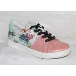 RETOUR maat 30 lerensneaker roze + bloemen gratis verzenden