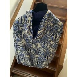 Versace white blue baroque reversible jacket maat m Gucci LV