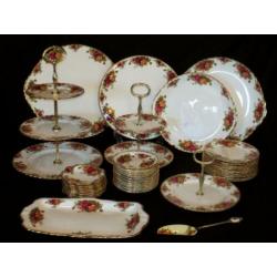 Royal Albert OLD COUNTRY ROSE servies (zie alle foto's!)