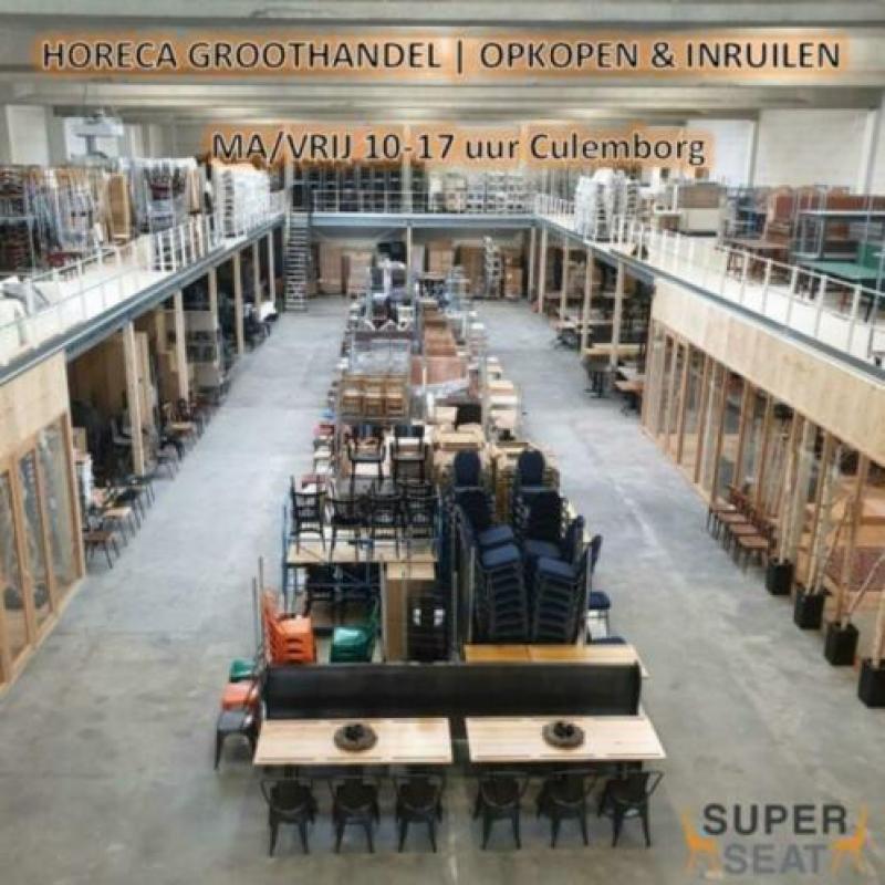 29 x HPL stapelstoelen, HORECA design stoelen Arper 763