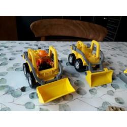 Duplo graafmachine + bulldozers 5650