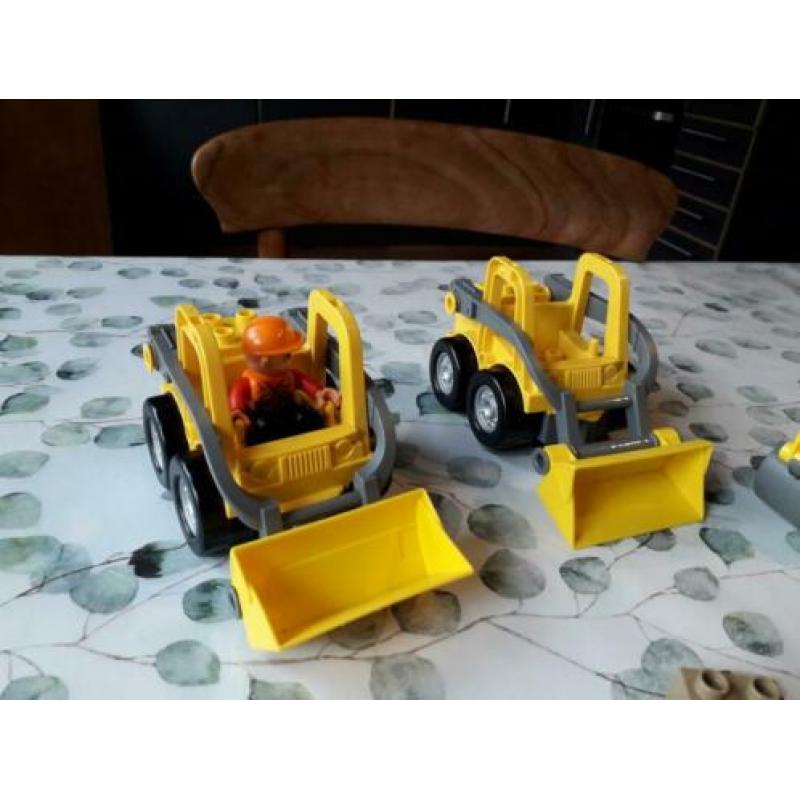 Duplo graafmachine + bulldozers 5650