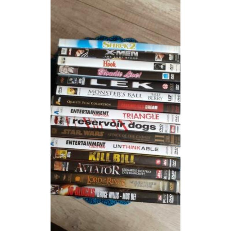 DVD's : Mooie titels voor €2,00 per stuk!