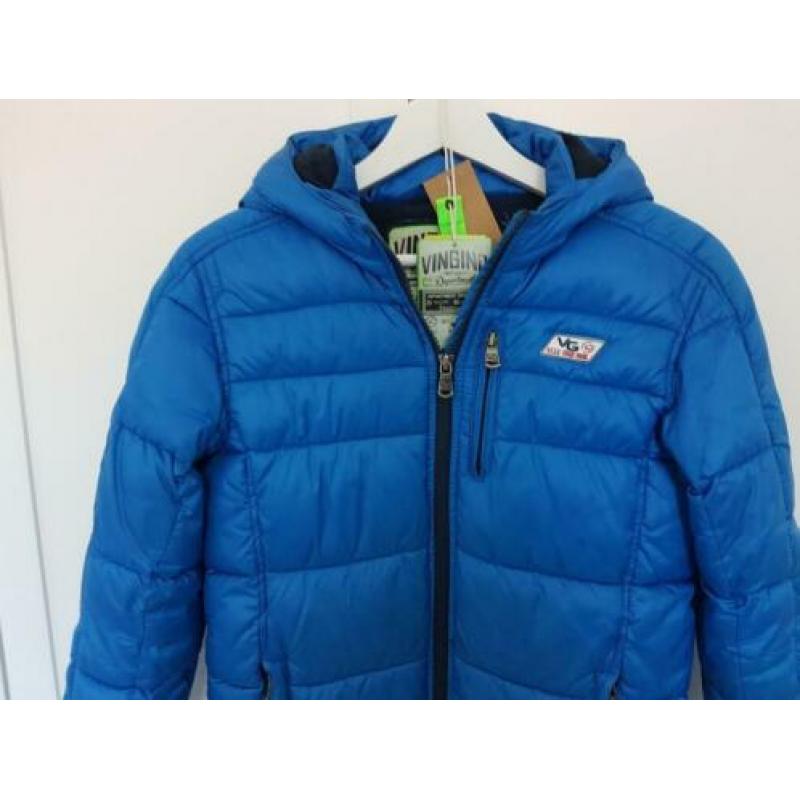 ZGAN VINGINO Blauwe winterjas, mt 152 TAZO BOYS