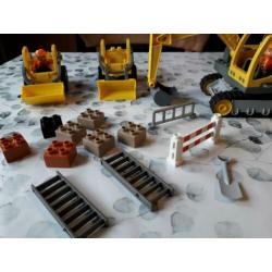 Duplo graafmachine + bulldozers 5650