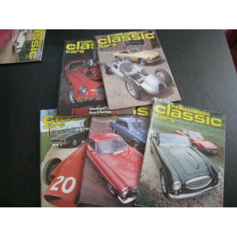 6 Tijdschriften Thoroughbred en Classic Cars van 1979 en1981