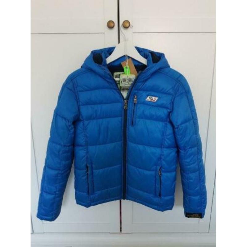 ZGAN VINGINO Blauwe winterjas, mt 152 TAZO BOYS