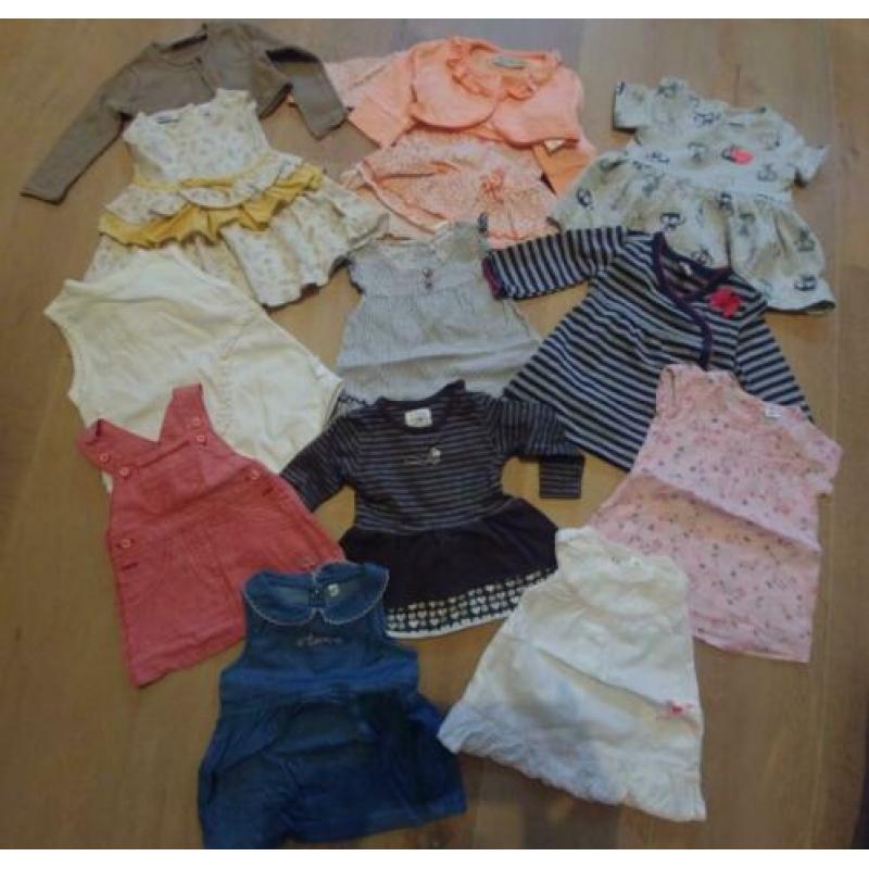 Hele garderobe baby meisjes voorjaar/zomer kleding maat 56