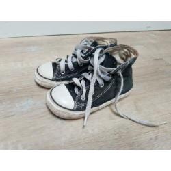 Zwarte Converse All Stars gympen/schoenen, maat 24