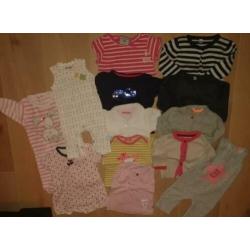 Hele garderobe baby meisjes voorjaar/zomer kleding maat 56