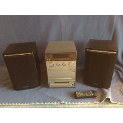 Panasonic stereo set.