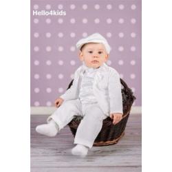 56 grijs baby kostuumpje bruidsjonker pakje doop doopkleding