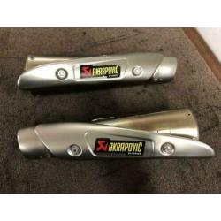 Akrapovic titanium uitlaten dempers Suzuki GSR600 2006-2011