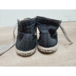 Zwarte Converse All Stars gympen/schoenen, maat 24