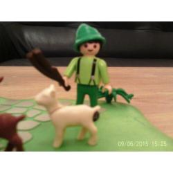 playmobil kindjes met geitjes