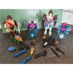 Transformers G1 lotje pretenders en spinister