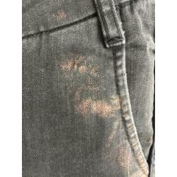 Summum skinny jeans zwart metallic details stretch maat 36