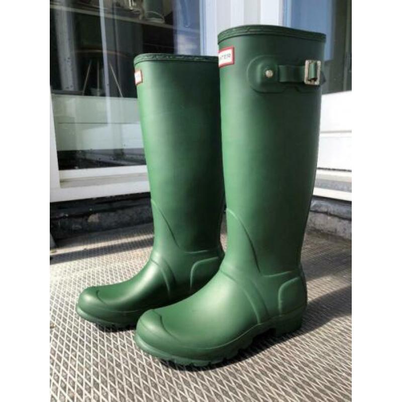 Hunter Original Tall laarzen groen maat 38 (nieuw)