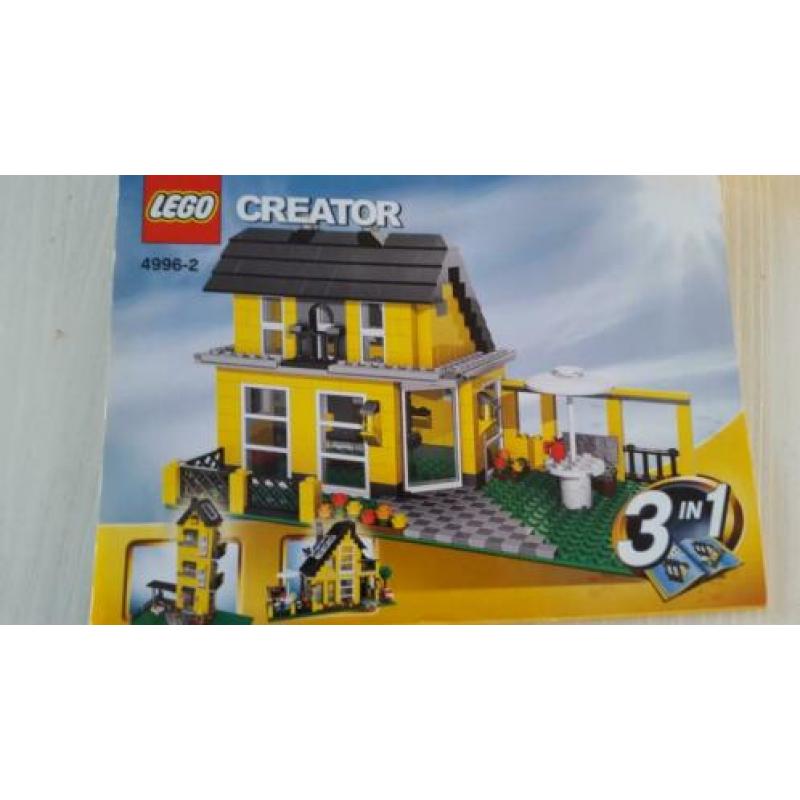 Lego City 4996 - Strandhuis 3 in 1 COMPLEET