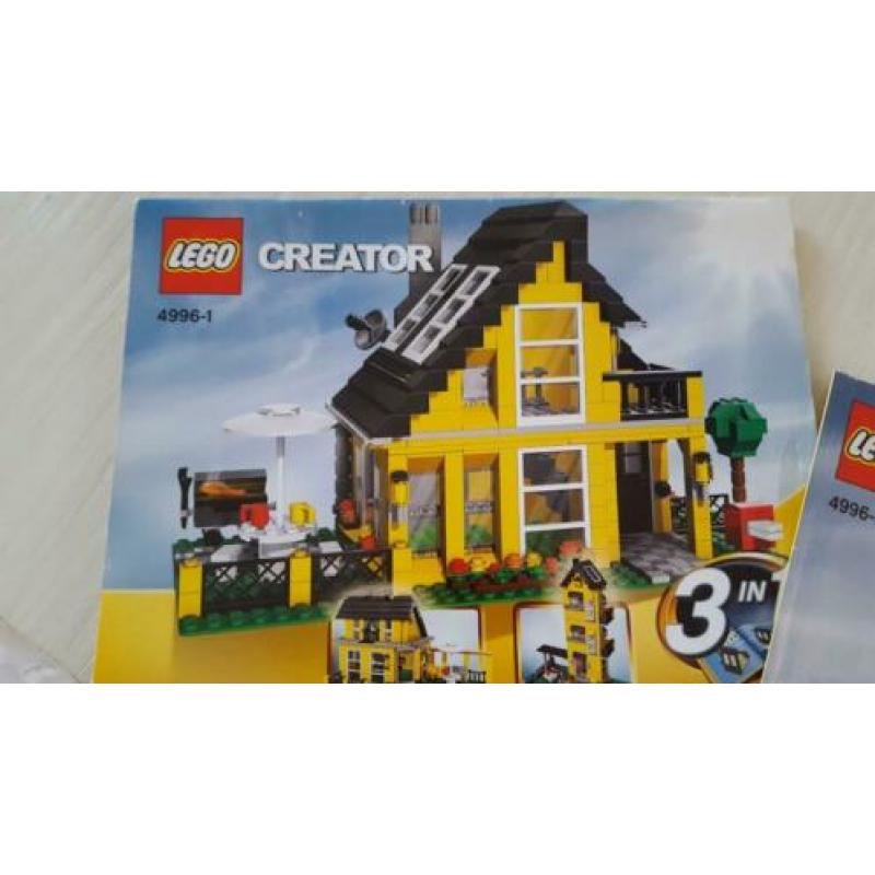 Lego City 4996 - Strandhuis 3 in 1 COMPLEET