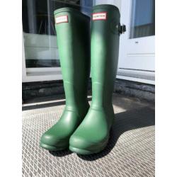 Hunter Original Tall laarzen groen maat 38 (nieuw)