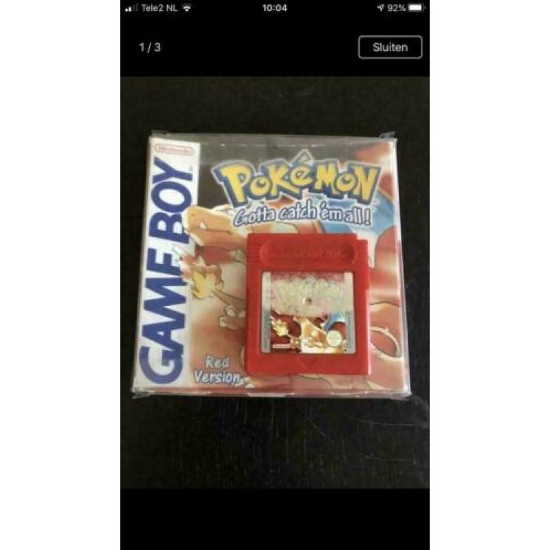 Gameboy Pokemon Red