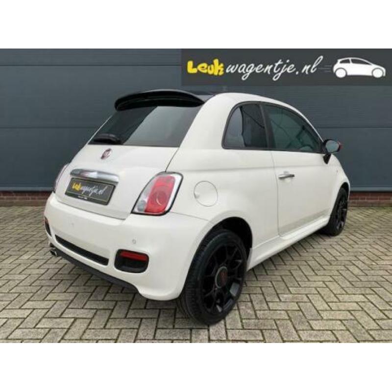 Fiat 500 1.2 500S Plus * p-sensor * 16" * wit met zwart dak