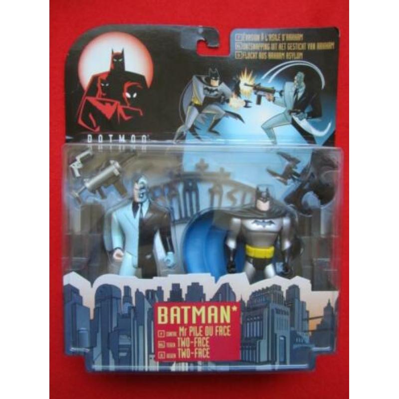 Figuur Batman Animated Bane Riddler Two-Face Mr Freeze