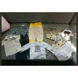 Pakket baby kleding jongen 62/68 (pakket 4)