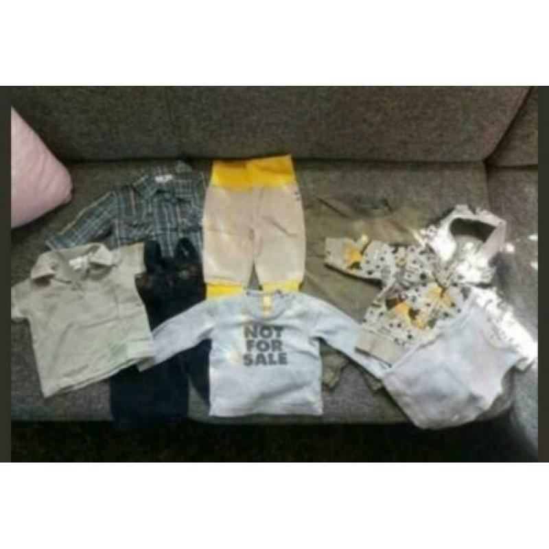 Pakket baby kleding jongen 62/68 (pakket 4)