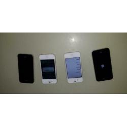 3 iPhone 4s. en 1 iPhone 4 voor onderdeling