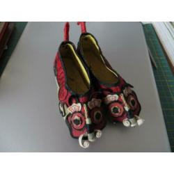 chinese schoentjes/Tijger/China/Chinees/Baby/Schoen/rood/cad