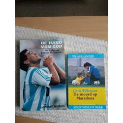 Diego Maradona, 2 boeken, Argentinië/Napoli.