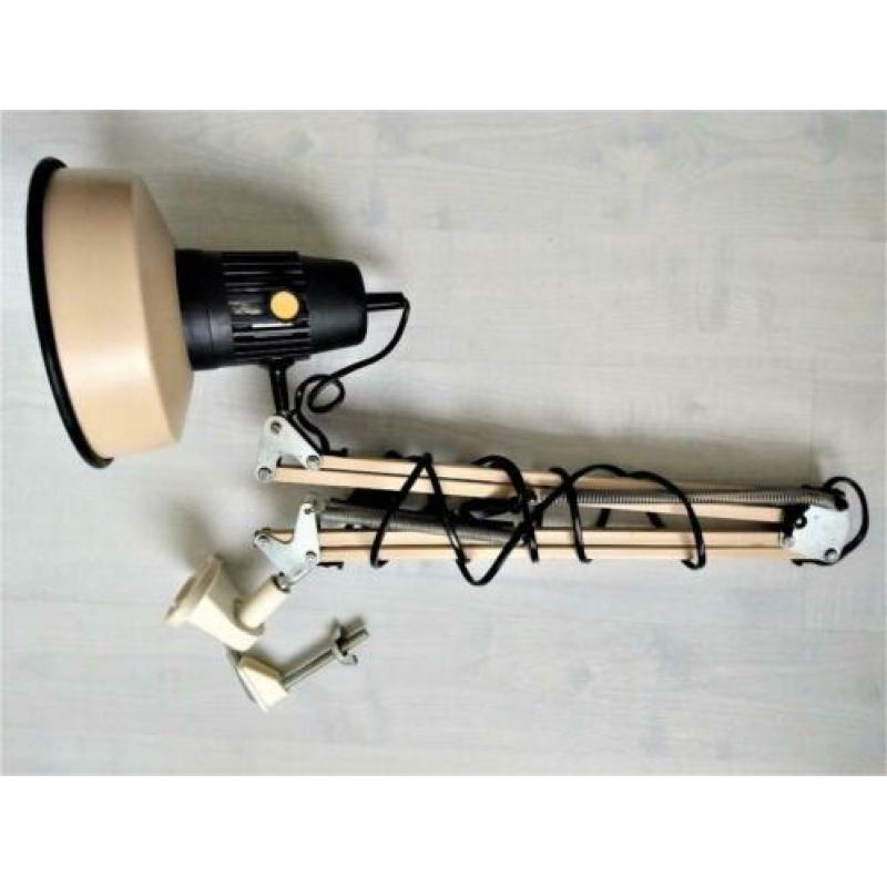 vintage architectenlamp,wandlamp of als tafellamp