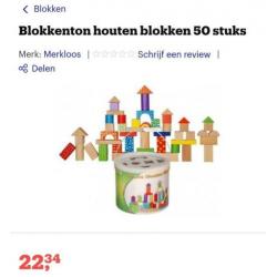 165 delige set houten blokken gekleurde blokjes bouwen