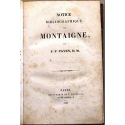 Payen 1837-1856 Michel Montaigne - Verzameling werken