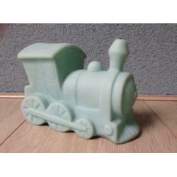 Vintage Rubbertoys Italy piepfiguur trein, babykamer